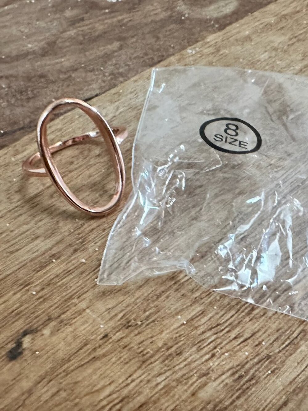 Rose Gold Circle Ring